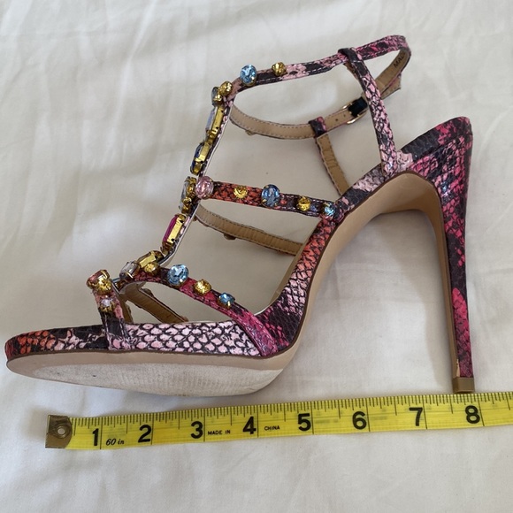 Steve Madden Majestic Bright Multicolored Heels - Picture 4 of 4